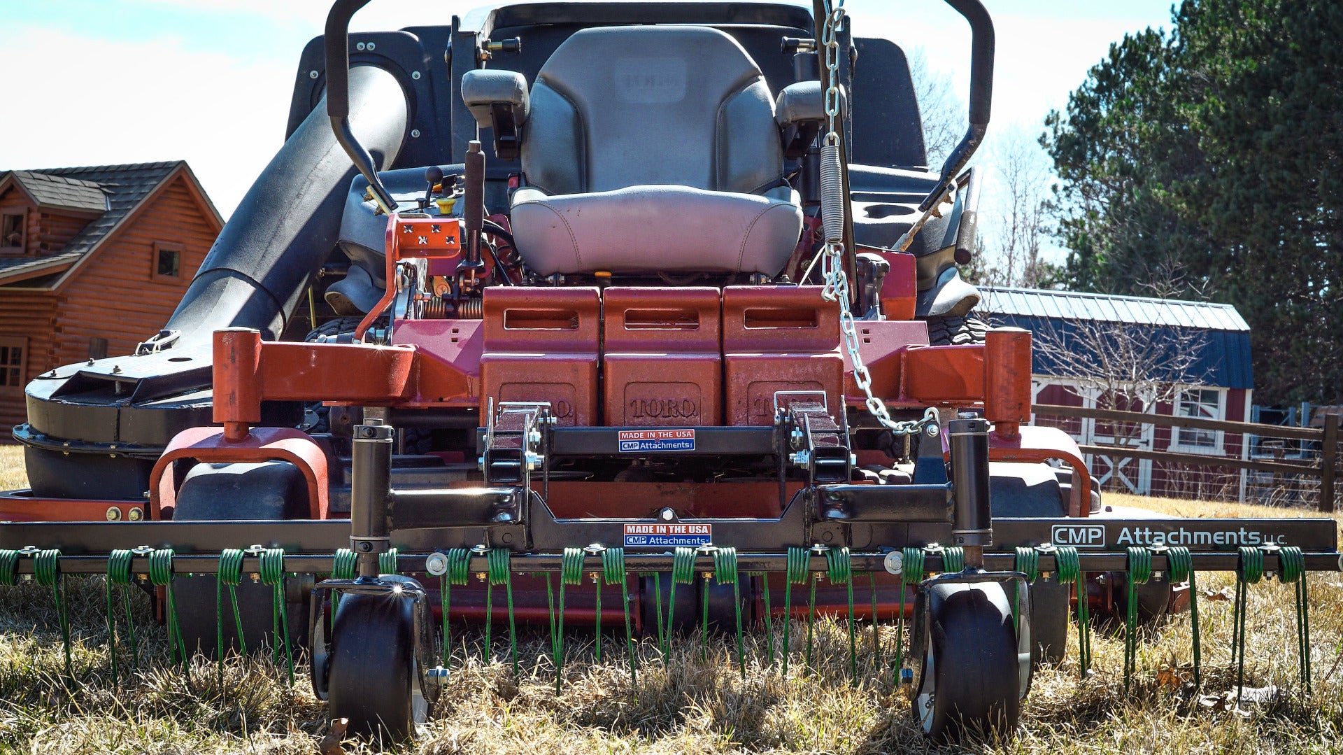 Commercial dethatching online machine